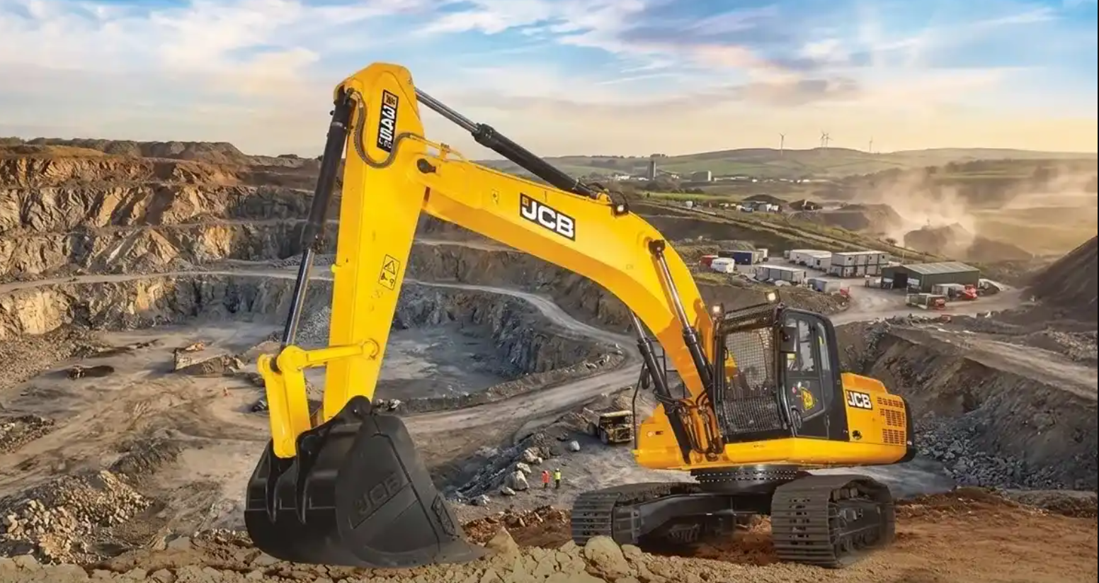 JCB machinery supporting on-site earthworks