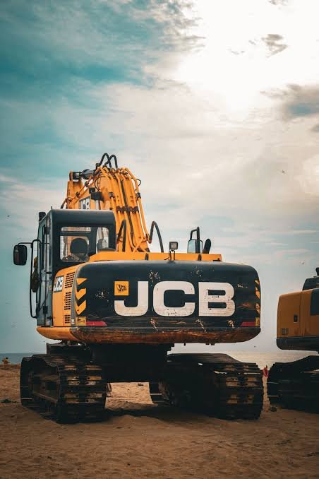JCB earthmoving equipment at work