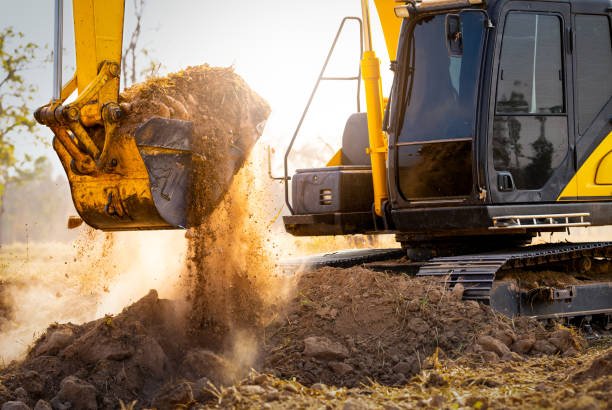 Sindhu Developer earthmoving machinery on site